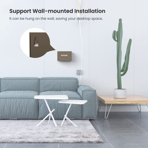 Tenda Teg1005D | 5-Port Gigabit Ethernet Unmanaged Switch | Desktop Network Splitter | Sturdy Metal | Fanless | Plug & Play | Traffic Optimization | Limited Lifetime Protection #TOP3