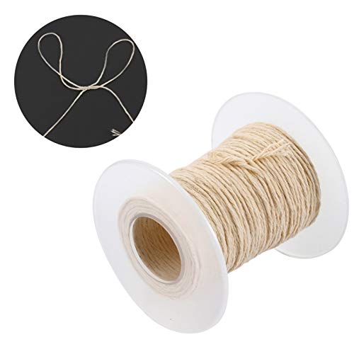 Set 2 Rollos de Mechas de Algodón de 60m para Velas miniatura 6