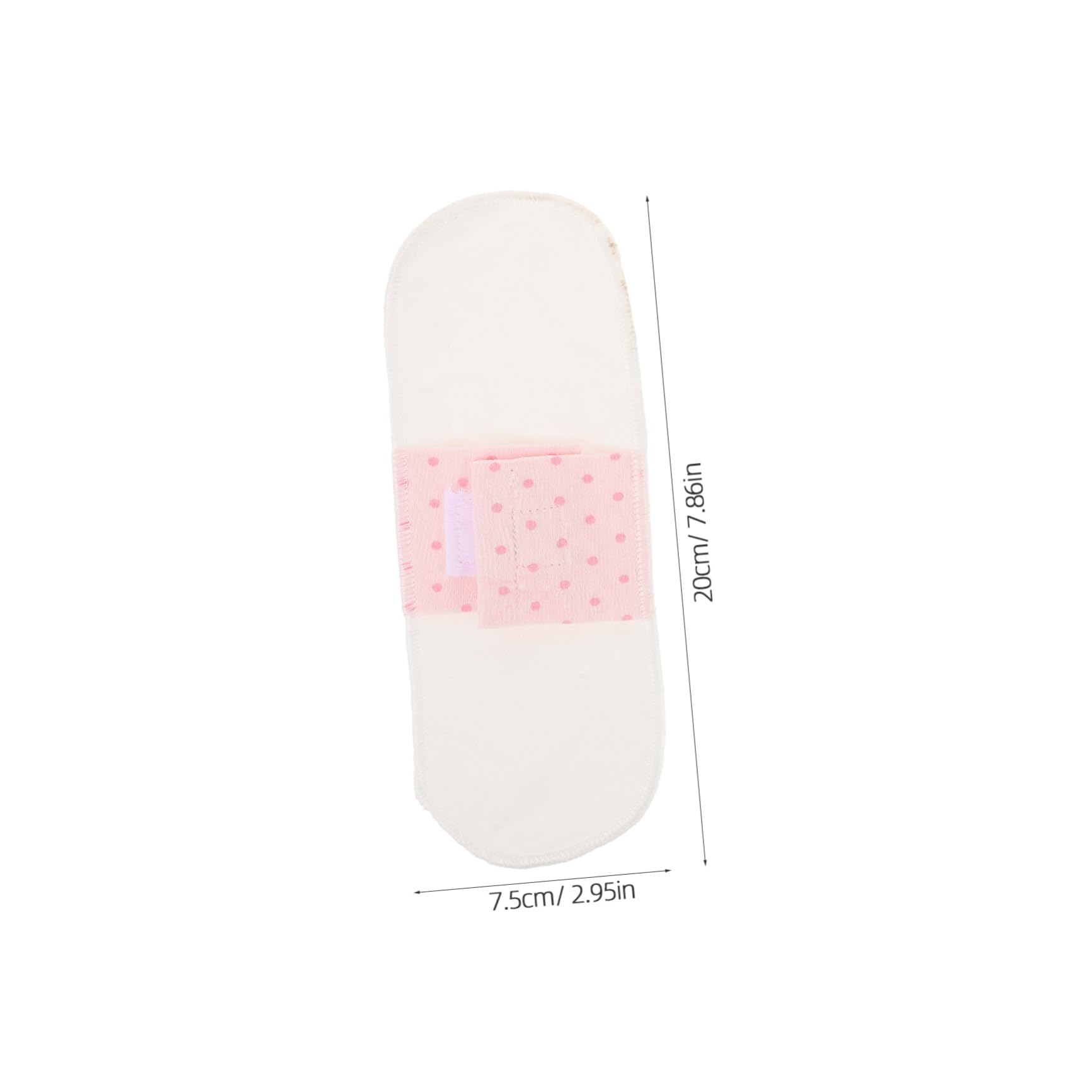 FOMIYES 5 Set Di Assorbenti Lavabili in Cotone Riutilizzabili Per Donne Portatili Comodi 3 Pezzi*5