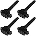 CCIYU Set of 4 ignition coils for cars Fit for Mitsubishi Outlander Sport 2.0L 2018-2022 coil packs Replacement UF814