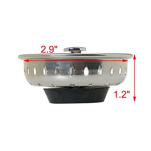 Colador de acero inoxidable para desagüe 2.9 pulgadas miniatura 2