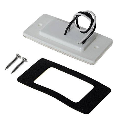 Partsam 5Pcs Replacement For Freightliner Century/Columbia Cab Lights 6 Led Amber Roof Clearance Marker Lights Rectangle Top Running Lights Sealed Clear Lens, Flush Mount #TOP7