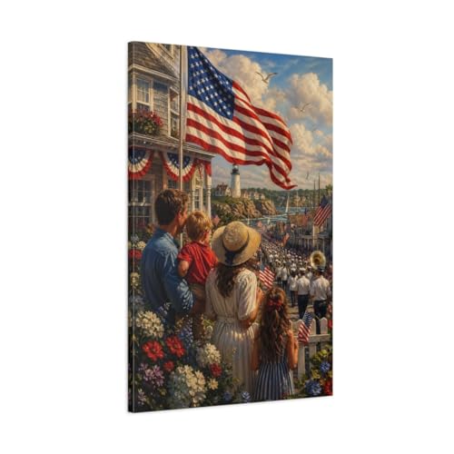 Toile vintage côtière 60x90 cm idée cadeau pendaison de crémaillère