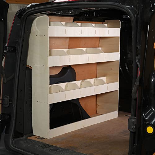 Vanify Estanterías para Furgonetas - Se Ajusta a Ford Connect L1 2014+ Lado del Conductor
