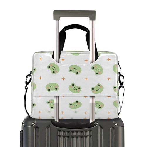 Bolso para laptop senya con diseño de rana verde miniatura 4