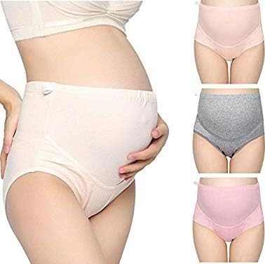 Maternity Underwear Maternity Panties | Pregnancy Underwear | Large Size Maternity Panties High Waist Modal Bottoms Plus Size Pack of 3 Pcs