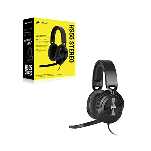 Casque gaming CORSAIR HS55 STEREO - Carbone, Confortable et Qualité sonore - Cuffia gaming - Immagine 3