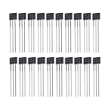 Allayu 20 Stück Hochleistungs Hall Effekt Sensoren TO 92UA 44E für elektronisches Spielzeug und Kleingeräte, langlebige Hall Effekt Sensorschalter mit hoher Empfindlichkeit