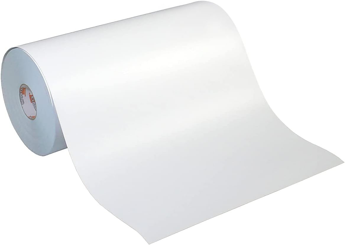 ORACAL 631 Permanent Matte White Vinyl – Adhesive Vinyl Roll for Crafts, Decals & Stickers (24" x 150ft)