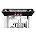 Great Northern Popcorn Company Black Paducah 8 Ounce Antique Popcorn Machine and Cart