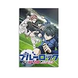 Póster anime Blue Lock (21) - Impresión sobre lienzo - Decoración de pared - 20 x 30 cm