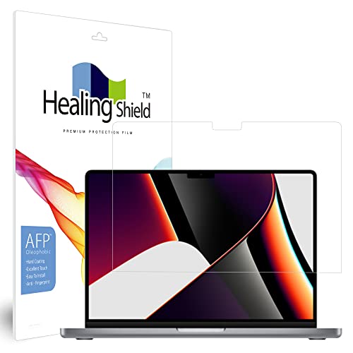 Muellery Healingshield スキンシール液晶保護フィルム Screen Protector Oleophobic AFP Clear Film Compatible with 2021 Apple MacBook Pro 14 M1 PH