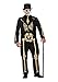 Forum Novelties mens Skeleton Suit Formal Attire With Jacket and Pants Party Supplies, Black/White, Large US