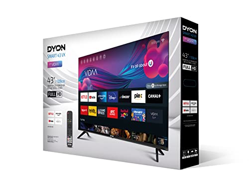 DYON Smart 43 VX 108 cm (43 Zoll) Fernseher (Full-HD Smart TV, HD Triple Tuner (DVB-C/-S2/-T2), App Store, Prime Video, Netflix, YouTube, DAZN, Disney+) [Mod. 2022], Schwarz – Bild 7