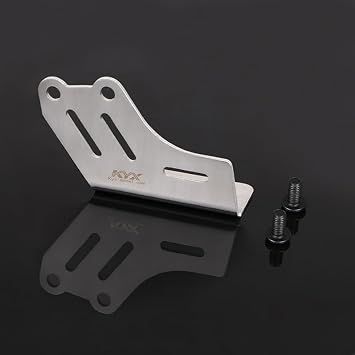 KYX Racing Stainless Steel Rear Chain Guard Upgrades Parts Accessories for 1/4 RC Motorcycle Losi Promoto-MX