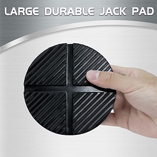 Image of TONDA Floor Jack Pad, Pinch Weld Jack Adapter, Rubber Pad for Cars, 2 Pack