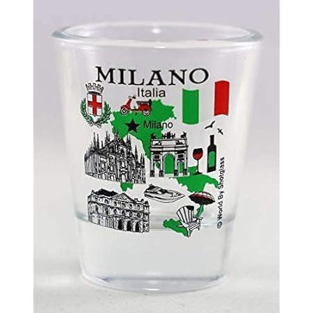 Naples Italy Souvenir Shot Glass - Great Italian Cities Collection