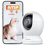 【2025 Bluetoothペアリング・800万画素】ペットカメラ 見守り 室内防犯カメラ Topcony 2.4G/5GWiFi対応 4K画質24時間録画 自動追尾 iPhone/Android スマホ連動 遠隔操作 PTZパン335°チルト90° 赤外線暗視 Alexa対応 双方向会話 カード/クラウド保存 家族共有 携帯通知 猫犬 赤ちゃん ベビーモニター 年寄り介護 留守番 安全認証