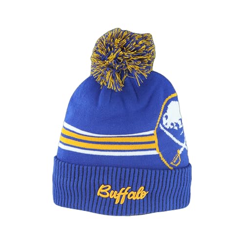 Image of ZHATS NHL Unisex-Adult NHL Officially Licensed Beanie Pom Rush