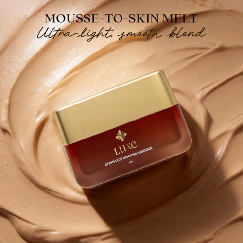 Image of Just Herbs Luxe Infinite Glow Hydrating Foundation | Luxury Makeup | Ayurvedic Skin-Loving Formula | Soft Matte Finish | Non-Cakey & Long-Lasting (BEIGE)