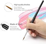 11 Pcs Detail Paint Brushes Set, fine Miniature Paint Brush for Detailing, Tiny Paintbrushes for Art Acrylic, Watercolour, Model, Nail, face
