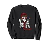 Photo Gallery merry af christmas skeleton babbo natale divertente maglione di natale felpa Photo Gallery merry af christmas skeleton babbo natale divertente maglione di natale felpa