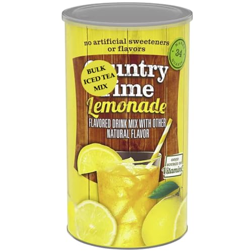 Powdered Lemonade Drink Mix (82 oz.) made with real sugar, no artificial flavors, gluten-free, caffeine-free, 1 Pack