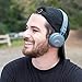 JLab Studio Bluetooth Wireless On-Ear Headphones, 30+ Hour Bluetooth 5 Playtime, EQ3 Sound, Ultra-Plush Faux Leather & Cloud Foam Cushions, Track and Volume Controls, Gray/Blue