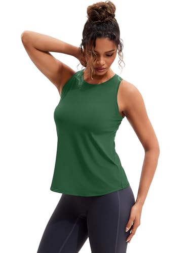 MathCat Women's Workout Tank Tops Racerback Lightweight Yoga Tennis Shirts Loose Fit Athletic Running Tank Top2