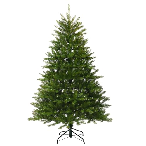 Aovotreena 6FT Unlit Christmas Tree Green, Dunhill Fir Artificial Tree with 1430 PVC Branch Tips...