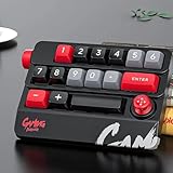 Spaseeba Rocker Knob Programmable Macro Custom Keyboard RGB 17 Key Mini Button Numeric Gaming Keypad Mechanical Macropad Numpad for Drawing Tablet PC Laptops