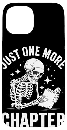 One More Chapter Skeleton Book Reader nEB ubN[ X}zP[X iPhone 15 p