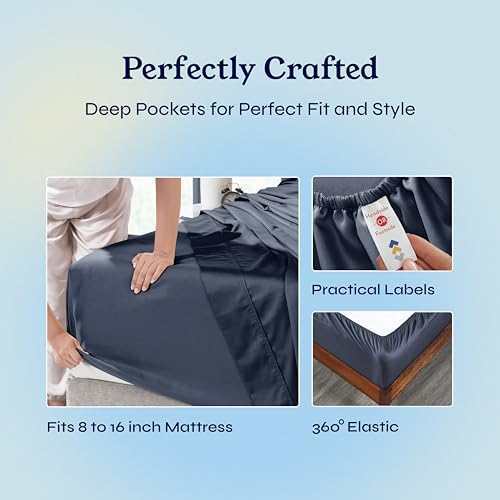 image for California Design Den Natural 100% Cotton Cooling Sheets for Queen Siz