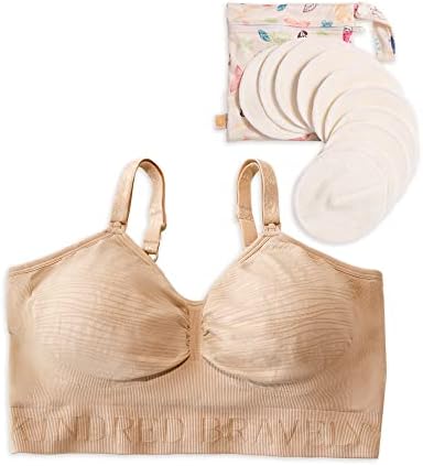 Kindred Bravely Hands Free Pumping Bra Bundle with Organic Washab...