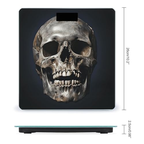 Báscula Digital de Baño con Pantalla LED Clara y Plataforma de Vidrio Templado miniatura 2