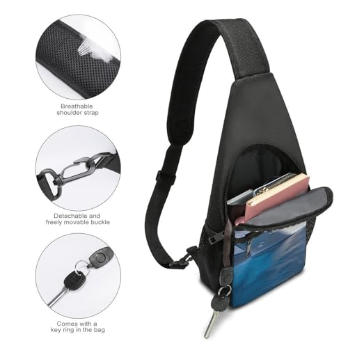 Bolso Sling Casual Cruzado Sport para Hombre y Mujer miniatura 4