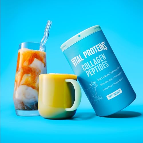 vital proteins collagen peptides powder - supports hair nail skin bone amp joint health unflavored collagen protein 933 oz