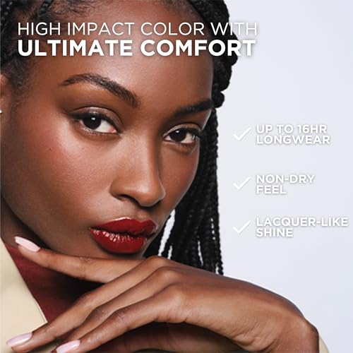 L'Oreal Paris Infallible Lacque Resistance Liquid Lipstick, 16HR Long Lasting Lip Makeup with Lacquer-Like Shine and Zero Transfer, 250, Pink Oulala - image 6