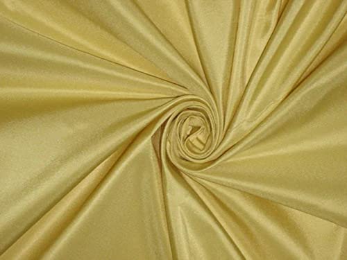 Taffetas de soie or beurre 137cm : créez votre robe de soirée