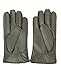 YISEVEN Winter Men's Touchscreen Warm Lambskin Leather Gloves Wool Lined Classical Urban Style Three Point Genuine Sheepskin For Dress Driving Motorcycle Work Gifts, Gray 8.5