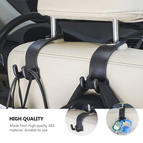 CLISPEED 2 Unidades de Suporte de Cabide Do Assento Traseiro Do Veículo Automóvel Universal Gancho d