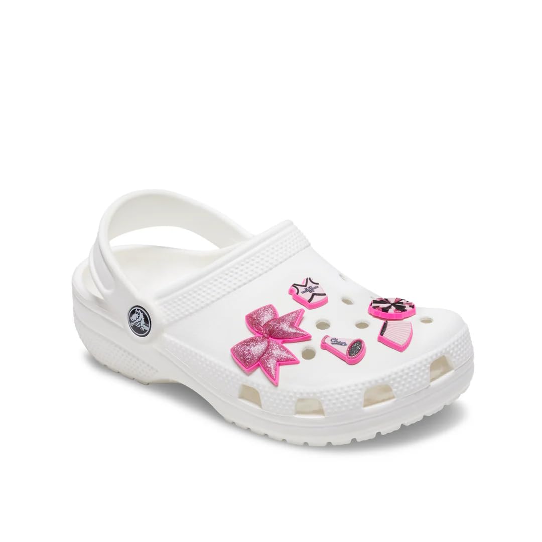 Crocs Unisex Cheerleading 5-pak zawieszek do butów, jeden rozmiar, wielobarwny, Rozmiar Uniwersalny