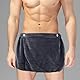 volumoon Saunakilt Herren,Herren Badetuch,Schnelltrocknende Mikrofaser,Herren Body Wrap Handtuch Verstellbare Saunatücher Spa After Shower Wrap Frottee für Männer Dusche Bad Fitnessstudio (Short)