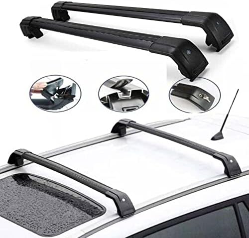 2pcs Roof Rack Cross Bars Fit for Range Rover Evoque 2019-2023 2024 2025 Aluminum Crossbar...