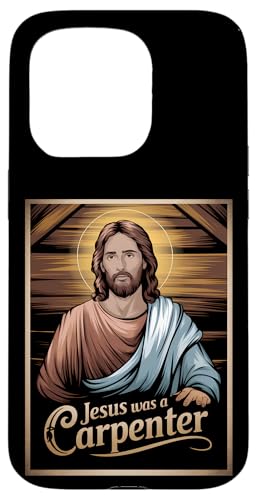 Custodia per iPhone 15 Pro Gesù era un falegname - Christian Faith