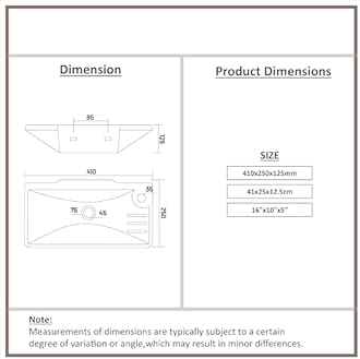 SENISTO Latest Ceramic Wash Basin Countertop Tabletop Bathroom Sink Wash Basin (16 x 9 x 4 INCH) SHIPLA White