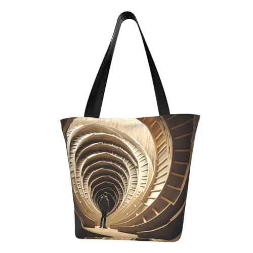 Sac à bandoulière avec portrait rotatif artistique et bandoulière unique noire