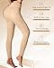 Medical Compression Pantyhose for Women 8-15mmHg, Graduated Support Footless Compression Tight, High Waist Circulation Compression Leggings, Comfort All Days, for Varicose Veins, Leg Pain(Nude, M)