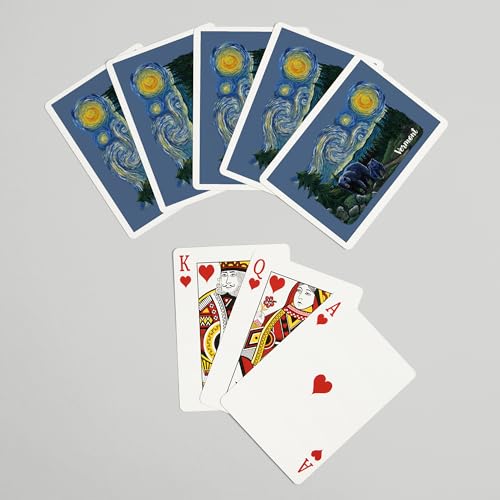 Juego de 52 Cartas Poker Vermont Starry Night miniatura 7