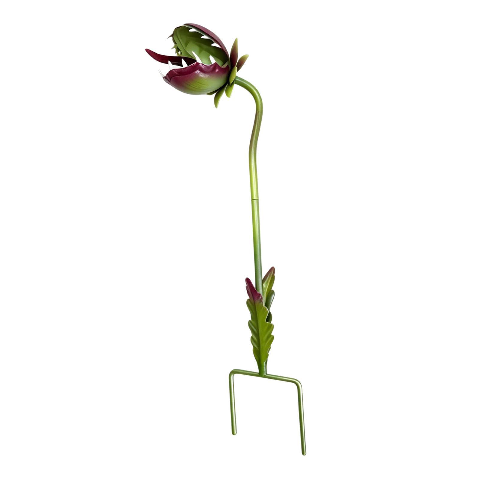 Venus Flytrap Plant Sculpture Whimsical & Long-Lasting Outdoor Decor